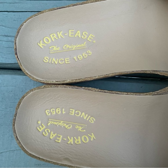 Kork Ease Downey Yellow Mexico leather buckle slide sandals 9 M - Picture 14 of 16